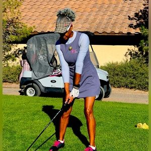 Sleeveless Golf Dress, size 4 Grey